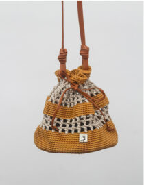 Cartera laura – Amarillo oro/crema